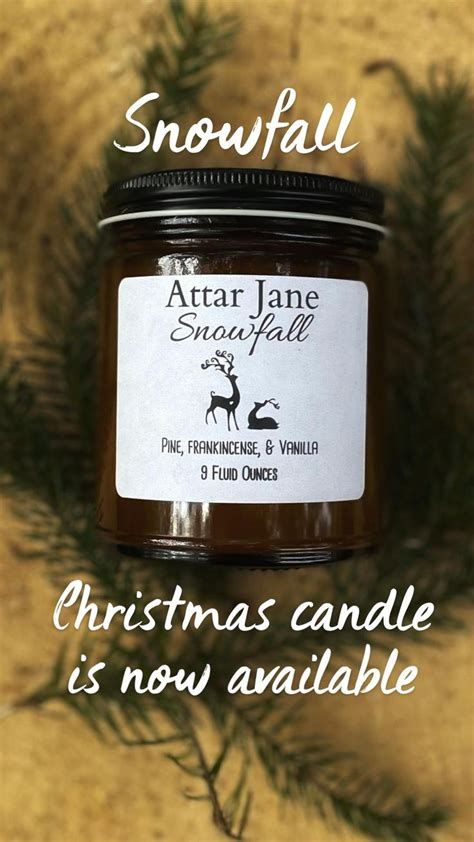 Snowfall Is Now Available Luxury Soy Candle Natural Candles Soy