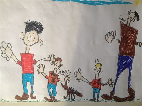 4 year old drawing of family - Parfait Blogger Photo Galery