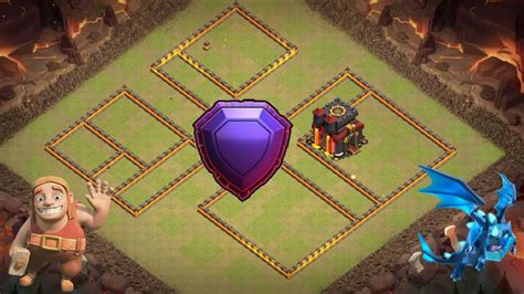 Defensas de diseño aldea Th 10 liga leyenda Clash of clans Subida