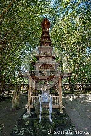 Bamboo Grove At Mendut Buddhist Monastery Vihara Mendut. Located Next ...