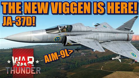 War Thunder JA 37D Viggen The NEW RANK 8 For SWEDEN YouTube