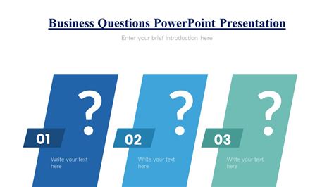 Business Questions Powerpoint Presentation Pptuniverse