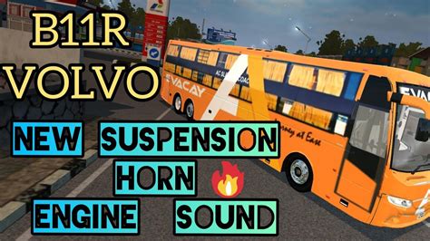 🔴volvo 🚍b11r Real💥 Engine Or Suspension Sound With New Horn 👌😎 Cool Drive Review Youtube