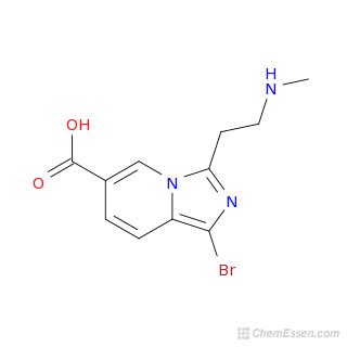 1 Bromo 3 2 Methylamino Ethyl Imidazo 1 5 A Pyridine 6 Carboxylic