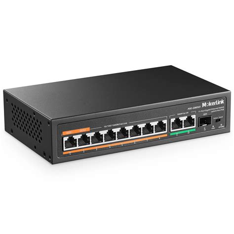 GetUSCart MokerLink 11 Port Gigabit PoE Switch With 8 PoE Port 2