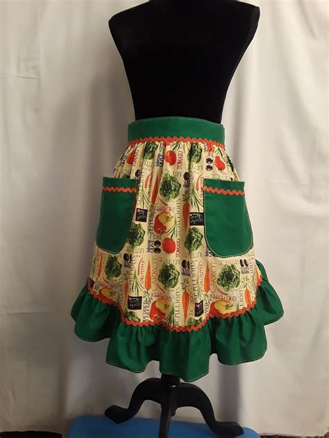 Retro 50s Style Half Apron