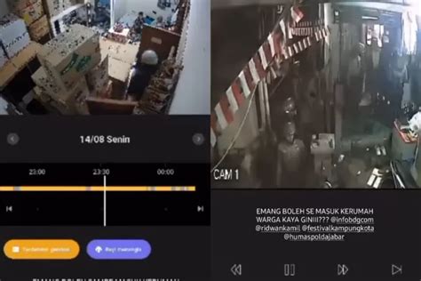 Cctv Rekam Polisi Masuk Dan Dobrak Pintu Rumah Warga Dago Elos Saat