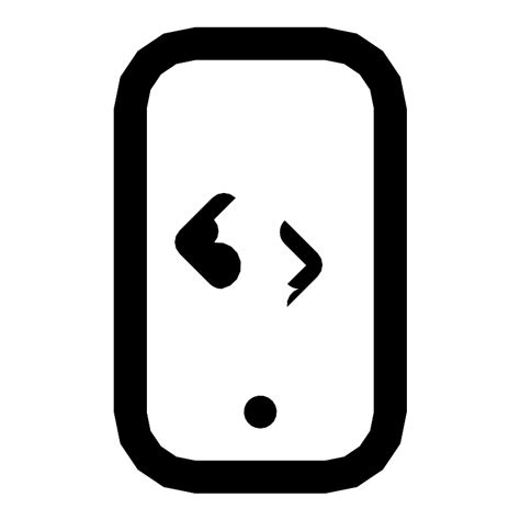 Mobile Code Vector Svg Icon Svg Repo