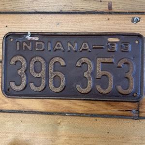 Vintage License Plates Vintage Plates Mancave Decor Gift For Dad