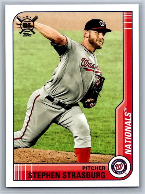 Topps Big League Stephen Strasburg Washington Nationals Ebay