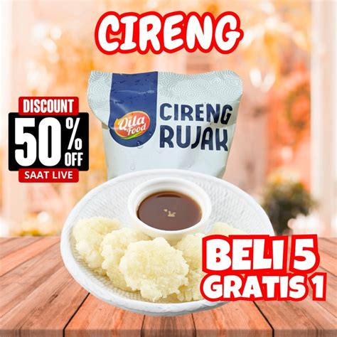 Jual RUJAK CIRENG ISI 20 BIJI BUMBU RUJAK KUAH KHAS BANDUNG FROZEN FOOD