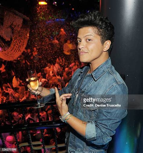 65 Bruno Mars Performs At The Bank Nightclub At The Bellagio Stock