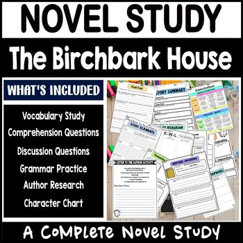 The Birchbark House By Louise Erdrich Novel Study Complete TPT