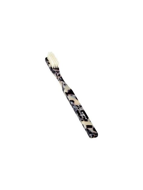 Acca Kappa Black White Medium Nylon Toothbrush Historical Collection