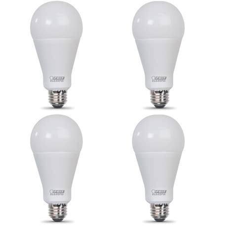 Feit Electric 200w Equivalent Warm White A21 E26 Base High Output Led Light Bulb 4 Pack The