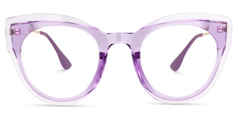 Cat Eye Purple Eyeglasses | Vooglam.com | Prescription eye glasses ...