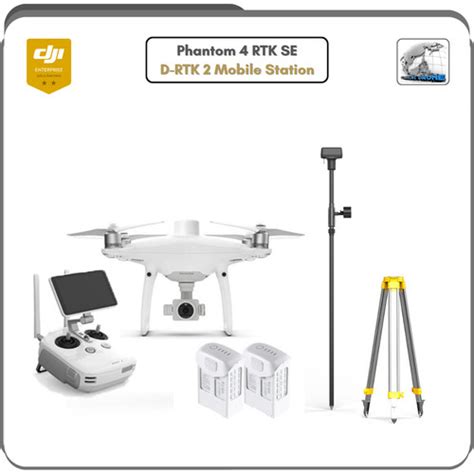 Promo Dji Phantom 4 Rtk Se With Drtk 2 Mobile Station Tripod For Hight Accuration Mapping Link