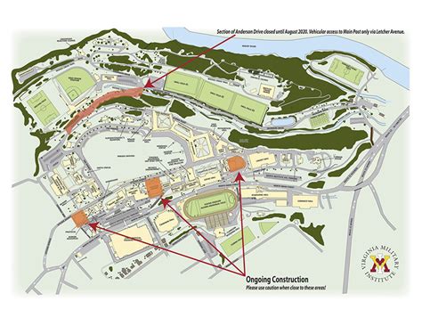 VMI Campus Map