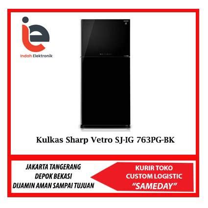 Jual Kulkas 2 Pintu Sharp Vetro SJ IG 763PG BK Tech Inverter Shopee