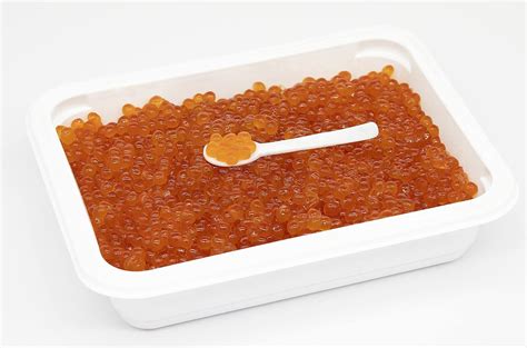 Caviar De Salmón De Xip Chum Salmon Roe Keta Premium Ikura Grado A