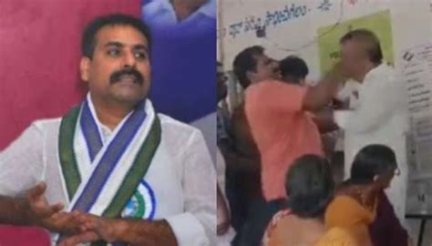 Ysrcp Tenali Candidate Annabathuni Shivakumar Brutal Attacks On Voters