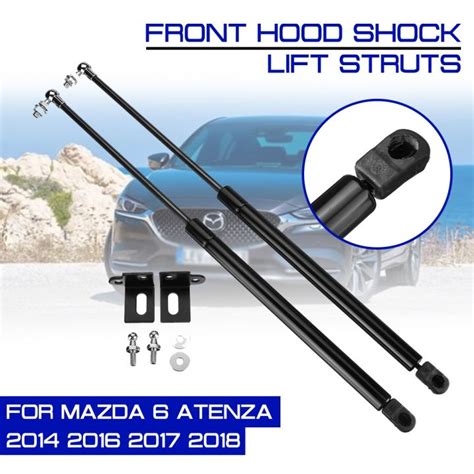 Car Front Engine Cover Hood Shock Lift Struts Bar For Mazda Atenza