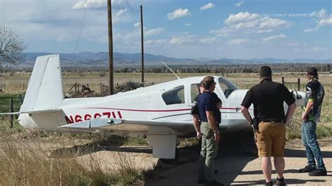 Plane makes emergency landing on Highway 287 | 9news.com