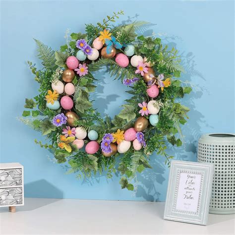 21 Adorable Easter Wreaths For Front Door