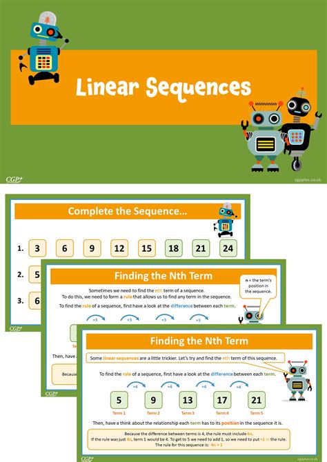 Algebra — Linear Sequences Year 6 Cgp Plus