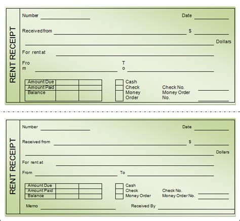 House Rent Receipt Format Receipt Templates Free Word Templates