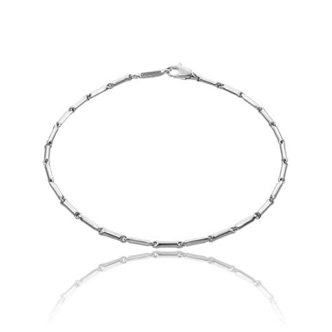 Chimento 18ct White Gold Bamboo Classic Bracelet - Bracelets from ...