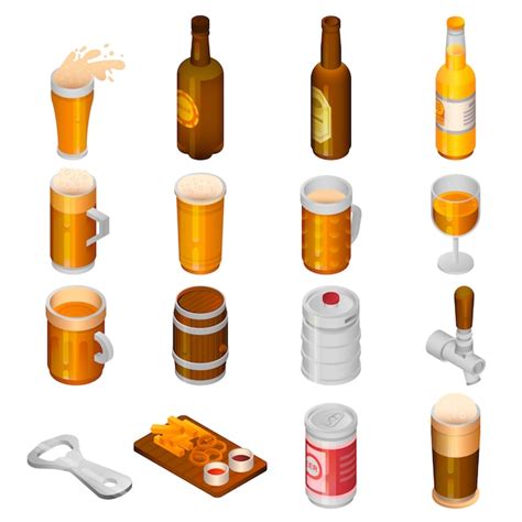 Free Isometric Beer Vectors 200 Images In Ai Eps Format Page 5