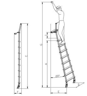 Scala Scorrevole S F Fabbrica Italiana Scale