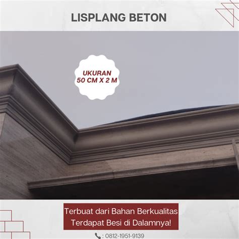 Jual Lisplang Beton Cm X M Lisplang Beton Lisplang Lisplang