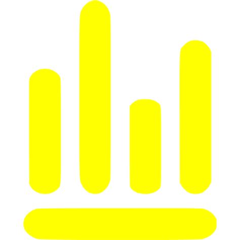 Yellow bar chart 8 icon - Free yellow bar chart icons