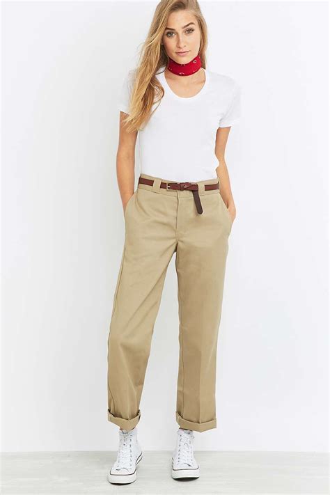 Dickies Original 874 Beige Work Trousers In Khaki Natural Lyst