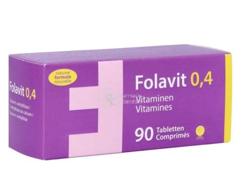 FOLAVIT 0 4 MG 90 Comprimés NF Vitamines Minéraux Pharmacie de