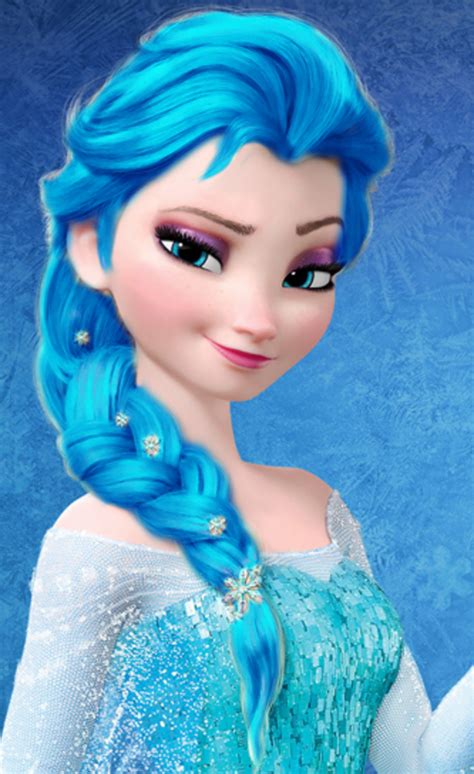 elsa blue hair picture, elsa blue hair image, elsa blue hair wallpaper