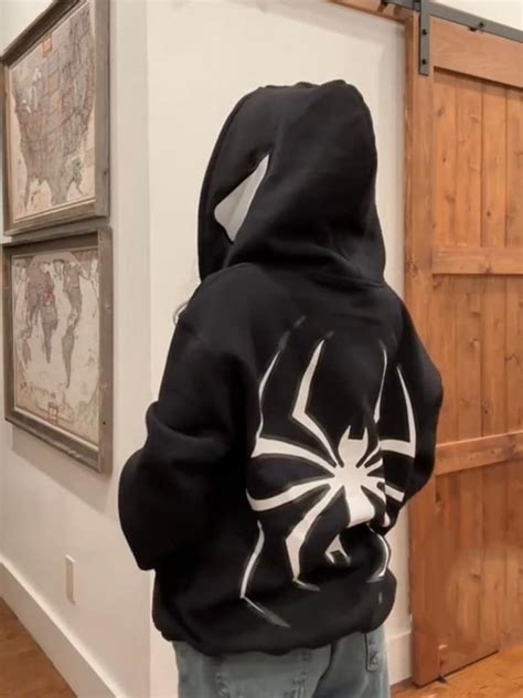 Matching Spiderman Y2k Zip Hoodie Etsy