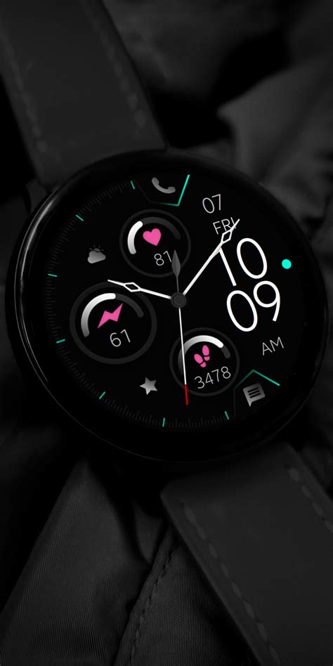 Minimal Watch Face Samsung Galaxy Watch Watch3 Galaxy Active Gear S3 Digital Watch Face