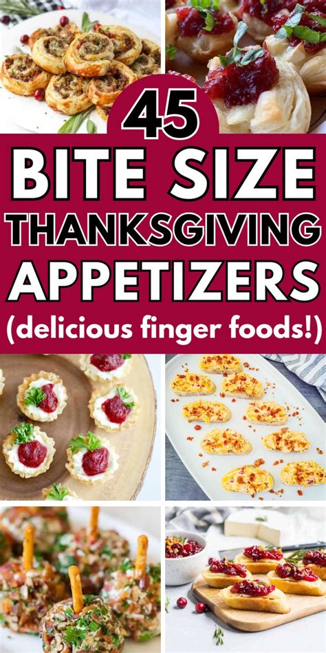 45 Easy Thanksgiving Finger Foods Bite Size Appetizer Ideas In 2024