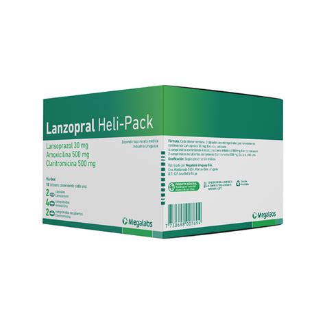 Lanzopral Heli Pack C Psulas Comprimidos Recubiertos Y Comprimidos