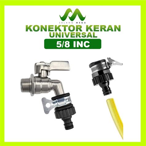 Jual Mega Konektor Keran Ke Selang Air Semua Ukuran Kran Konektor Keran