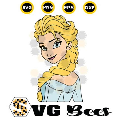 Elsa Silhouette SVG Frozen Elsa SVG - SVGBees