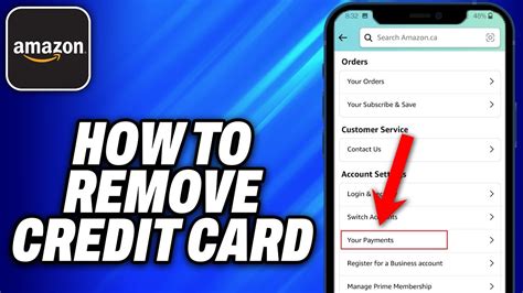 How To Remove Credit Card From Amazon Easy Fix Youtube