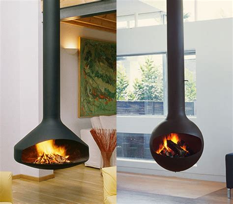 Suspended Fireplace - hot new trend