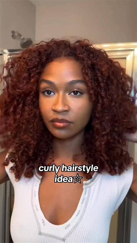 Curly Hairstyle Idea By Mailayaa Curlyhairstyle Curlhair