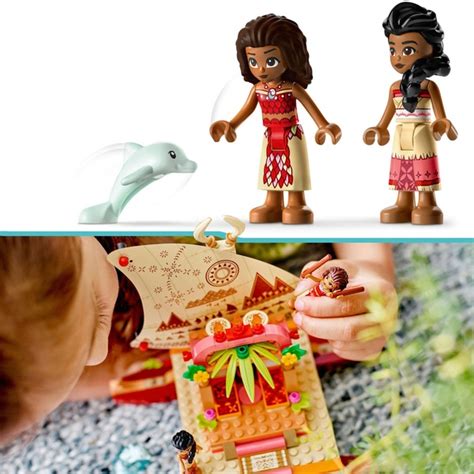 Lego Disney Princess Moana S Wayfinding Boat Toy Smyths Toys Uk