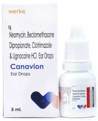 Neomycin Beclomethasone Dipropionate Clotrimazole And Lignocaine Hcl Ear Drop At Rs 55piece