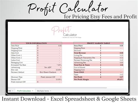 home sales profit calculator 1